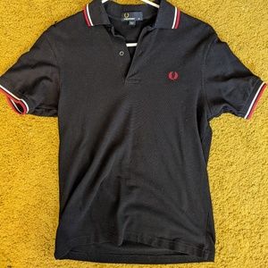 BLACK FRED PERRY POLO XS